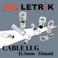 Cable Lug Tinned Copper (1.5mm2 / 2.5mm2 / 4mm2 / 6mm2 / 25mm2 / 35mm2)