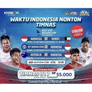 Voucher Paket Timnas AFC U-17 Asian Cup 2025 Qualifiers Paket Bola Timnas AFC U17 K-Vision Promo