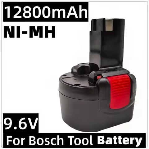 9.6V 12800mAh Is For Bosch Power Tool Battery ：BAT038 BAT040 BAT140 BAT043 D70745 PSR 12 BAT048 BH98