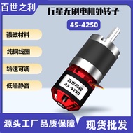 45-4250 Pemutar Luaran Motor Tanpa Berus Kuasa Tinggi Planetary Micro DC Gear Motor Motor Berkelajua