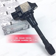 HANSHIN IGNITION PLUG COIL NISSAN ALMERA N17 1.5cc 22448-1HC0A 224481HC0A