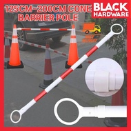 Black Hardware Safety Cone Traffic Pole Traffic Cone Bar Safety Signal No Parking Cone Safety Road C