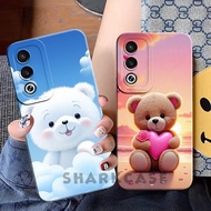[SHARKCASE] Case For OPPO A3 Pro 5G A3 NFC A3X Cute Bear Motif - Oppo A3 Pro Casing - Oppo A3 Pro Ca
