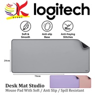 LOGITECH DESK MAT STUDIO MOUSE PAD WITH 30CM X 70 CM / SOFT / ANTI SLIP / SPILL RESISTANT MOUSEPAD -