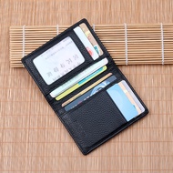 dompet dompet perempuan Ultra-Thin Mini Simple Cowhide ID Card Holder