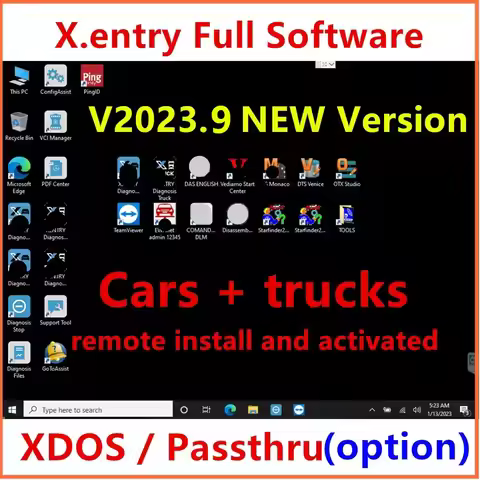 2023.09 Xentry Newest MB STAR sd C4/C5/C6 XDOS software install online xentry 2023.09 passthru versi