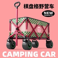 New Push-up Camper Camper Trolley Camping Car Influencer Outdoor Night Market Stall Car Baby Slipper