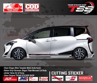 sticker mobil sienta sticker mobil toyota sienta stiker mobil sienta keren sticker variasi body mobi