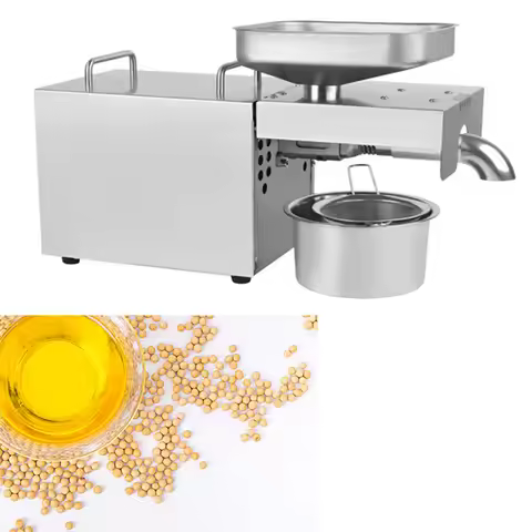 Peanut Oil Press Cold Press Oil Machine Peanut Coconut Olive Press Machine Automatic Household FLaxs