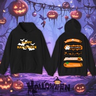 Halloween Long-Sleeved Box-Shaped Hoodie Warm And Comfortable Made Of Cotton Printed Pattern Suitabl