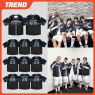 KPOP TXT ACT : TOMORROW WORLD TOUR Merch Baseball Jersey Shirt Unisex SOOBIN YEONJUN BEOMGYU Printed