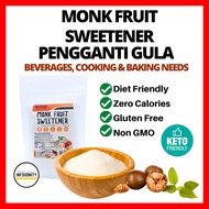 MH FOOD Monk Fruit Natural Sweetener (200g) Keto Diet Baking Sugar Diabetic Stevia Lakanto Erythrito