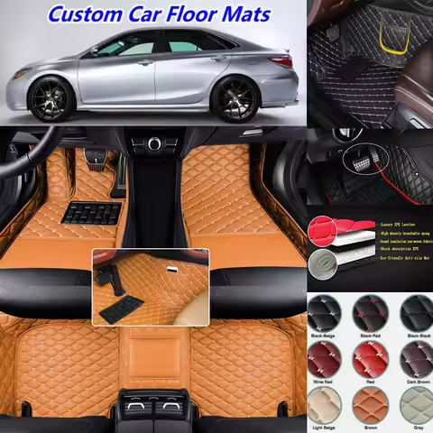 New Custom Car Floor Mats For Hyundai Coupe Genesis-Coupe Auto Carpets Accessories Waterproof Leathe