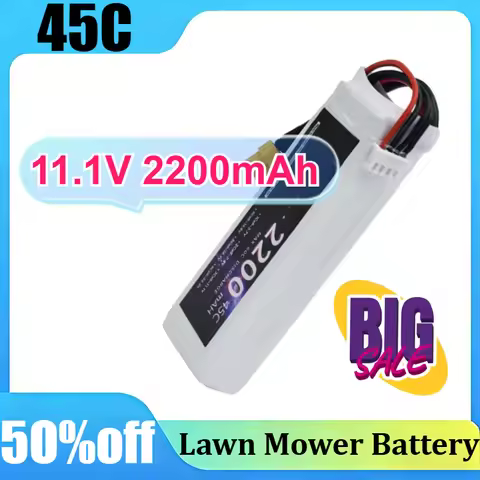 45C High Rate 3S Lipo Battery 11.1V 2200mAh for RC Drone Car Helicopter Boat Power Battery