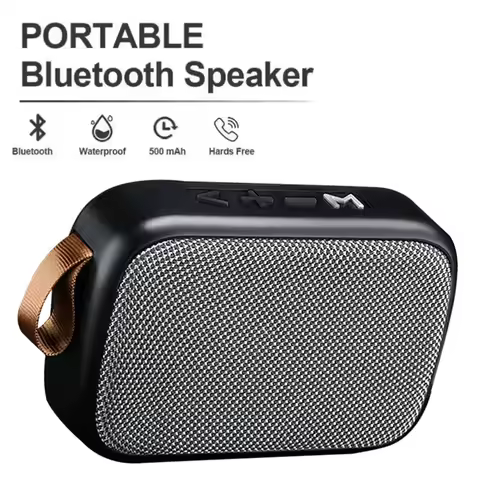 Universal Outdoor Speakers Portable Mini Bluetooth 5.0 Speaker Wireless Soundbar Outdoor HiFi Subwoo