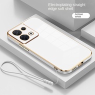 [Free Strap+COD] infinix Note 30 Pro 30i note30 5G Hot 30i 30 Play hot30 5G Glossy 6D Plating Square