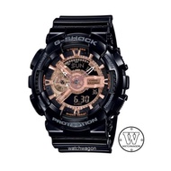 [Watchwagon] CASIO G-Shock GA-110MMC-1A Rose Gold Accented Black Resin Band Watch GA110MMC-1A GA-110MMC-1ADR GA-110