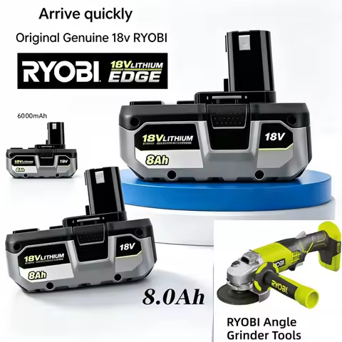 2026 Upgrade RYOBI 18V 8Ah Rechargeable Lithium Battery in 2026- Long Lifespan,high Capacity Compati
