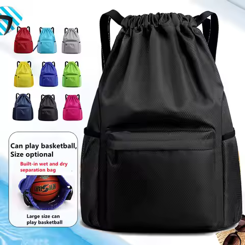 27L Dry Wet Separation Swimming Sports Bag Waterproof Backpack Unisex Large Capacity Sport Basketbal