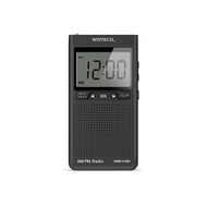 WINTECH alarm clock function equipped AM / FM digital tuner radio DMR-C500 black FM wide band support