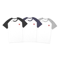 CDG Play Raglan Sleeve T-Shirt