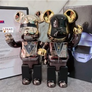 Bearbrick × Daft Punk - Thomas Bangalter &amp; Homem-Christo Gear Joint 400% 28cm Anime Action Figures  Toy Collection Toys