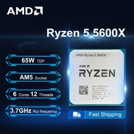Ryzen 5 5600x 3.7ghz 6-core 12-thread R5 5600x Processor 65w 7nm L3=32m Ddr4 Socket Am4 No Fan