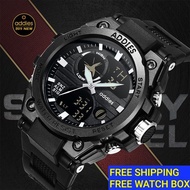 ADDIES Mens Digital Multi Function Watch Men Sports Luminous Led Waterproof Chronograph Men Watch Jam tangan lelaki