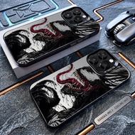 HP IMD Black Softcase Venom Motif Minimalist Premium Protector Compatiblehp For Iph 17 16 15 14Plus 