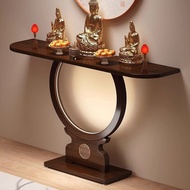 Chinese-style entrance table, foyer console table, entryway table placed directly opposite the door,