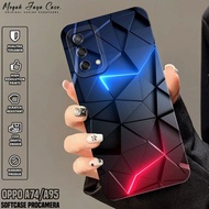 Softcase Oppo A74 / A95 4G - Case Oppo A95hp / A74 4G ASBT Motif - Silicone Oppo A95hp - Case Oppo A