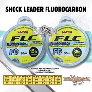 Shock Leader Fluorocarbon 15 20 30 40 50 60 80 Lbs 50 Meter Blood Luke Flc