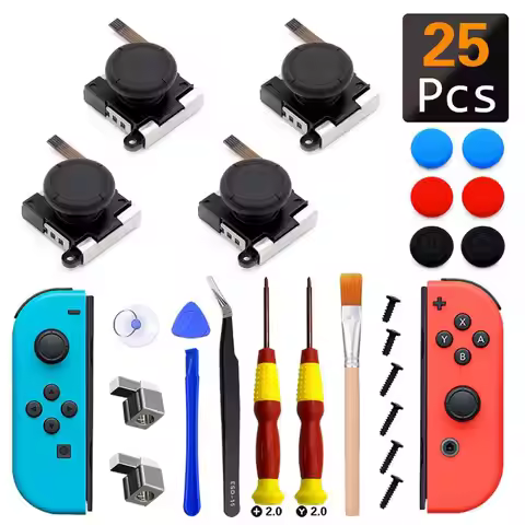 Gulikit Hall Sensing Joystick For JoyCon Replacement No Drifting Electromagnetic Stick For Swicth / 