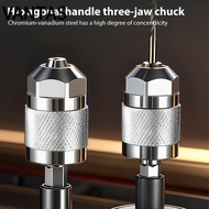 VANTAS Drill Chuck Adapter, Hexagonal Handle 1.5-6.5mm Quick Change Chuck,  Self-Tightening 1/4 Inch