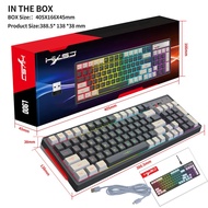 Spot goods 2.4G Wireless 96 Key Gaming Keyboard Membrane USB Rechargeable Backlit Mechanical Keyboar