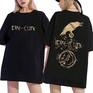 Limited Edition Brin Rock Band The Cure Double Sided Print T-shirt Men Fashion Vintage Loose T Shirts Men Pure Cotton Tshirt XS-4XL-5XL-6XL