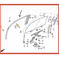 Rubber Run Channel Window Glass Honda CRV Gen2 2002 2003 2004 2005 2006