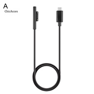 ChicAcces 1m USB Type C 15V PD Charging Cable for Microsoft Surface Pro3/Pro4/Pro5/Pro6
