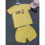 Mickey 751 yellow baby girl outfit