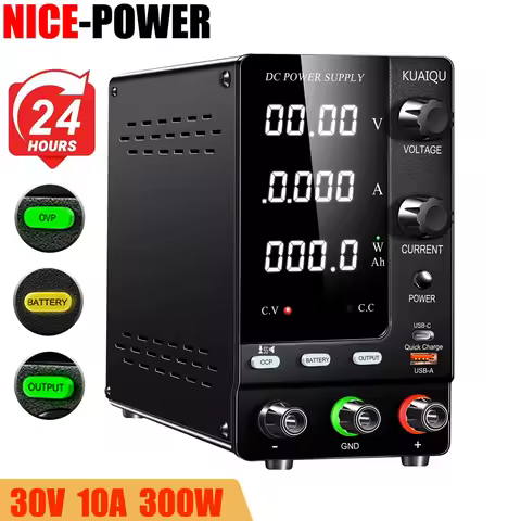 NICE-POWER SPPS-C3010C 30V 10A 300W 12V 24V 10A DC Power Supply for Motorcycle Battery Auto Moto Lea