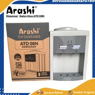 Cod Available Arashi Top Gallon Water Dispenser Atd 08N Normal Hot Dark Gray Color - Official Warran