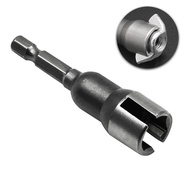 ❀On Sale❀6.35mm Hex Shank Socket Adapter Nut Socket Wrench Slotted Butterfly Bolt 66mm