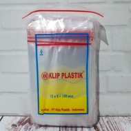 Ziplock zipper clip plastic 12x8 8x12cm