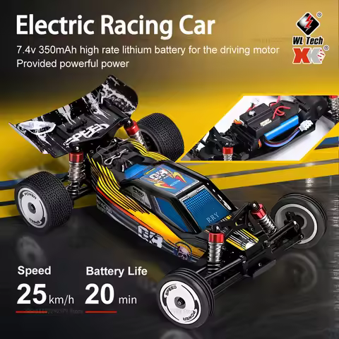 New WLtoys 244016 Brushless RC Car 2.4G 1:24 Mini High Speed Drift Racing Cars Electric Toys Kids Ad