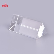 Biglady 30*30*60mm Triangular Prism BK7 Optical Prisms Glass Physics Teaching Refracted new