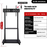 TV Stand Monitor 32-75 Inch Screen Movable Rack Floor Base
