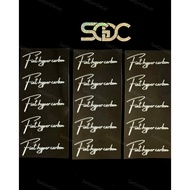 DTF Fiat Hyper Carbon Thailand Sticker - Borderless White |SGDC - 1 Piece|