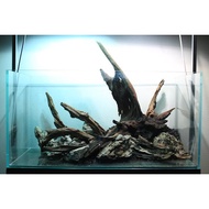 Driftwood 200gram Malaysia for Aquarium Fish Tank Aquascape freshwater ikan fish batu hiasan decoration