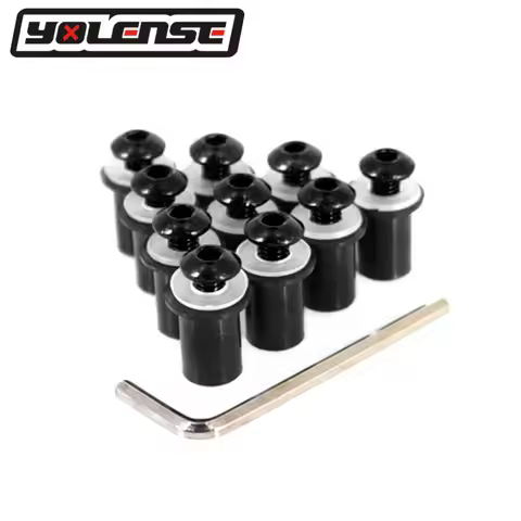 Universal 10PCS M5 5mm Windscreen Windshield Bolts Screw Kits For Honda FJS400 FJS600 NC700S NC700C 