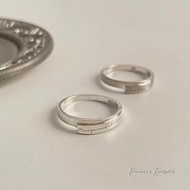 Pandora's 金工飾品設計╭。菲洛菲婼西涅"刻字"指環 925全純銀戒指 ☞韓國預購追加款☜